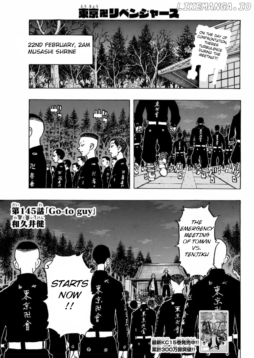 Tokyo Revengers, Chapter 145 image 01